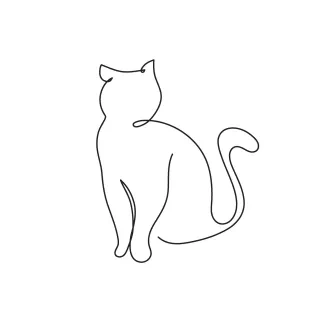Practice Drawing a Cat in One Line – Improve Control with Easy Shapes