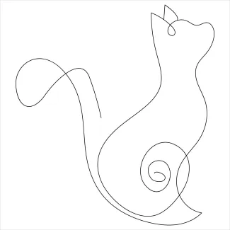 One Line Cat Drawing for Beginners: Simple Animal Art to Spark Imagination
