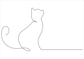 Learn to Draw a Cat with One Line: Improve Shape Recognition and Creativity