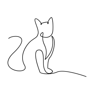Practice Drawing Cats with One Line: Easy Way to Build Confidence in Animal Art