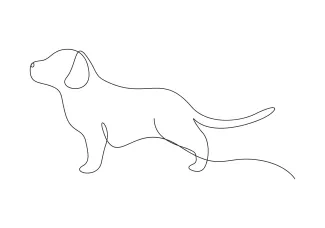 One-Line Dachshund Drawing: Fun Practice with Long Dog Shapes