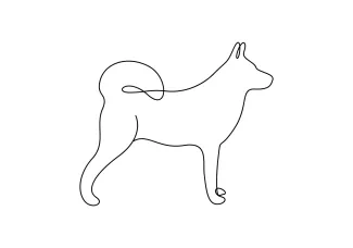 One-Line Dog Art: Draw Your Favorite Pet Quickly