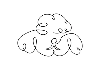 One Line Dog Drawing for Beginners: Easy Pet Shapes Using One Connected Line