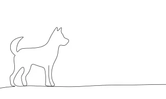 Easy One Line Drawing of a Dog – Fun and Simple for Beginners