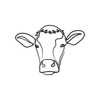 Cow One-Line Cow Drawing Practice: Build Drawing Confidence with Clear Animal Forms