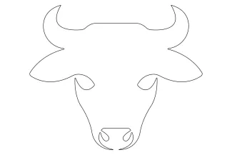 Cow One-Line Cow Drawing for Beginners: Practice Farm Animal Shapes with Confidence
