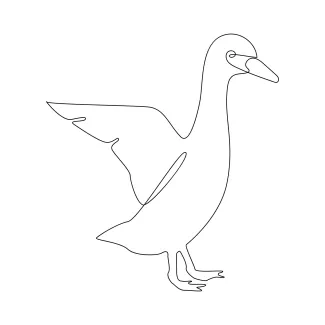 Draw a Duck in One Line: Quick Bird Art for Sketching Confidence