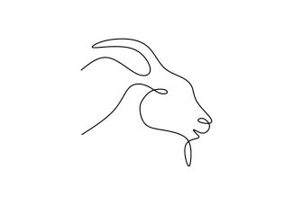Goat Learn to Draw a Goat Using One Line: Simple Art for Beginners