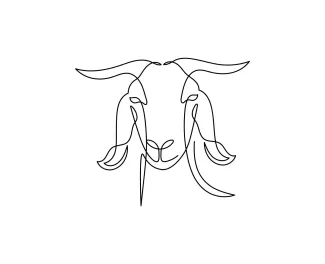 Goat One-Line Goat Drawing: Simple and Fun Way to Sketch Livestock Animals