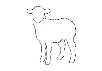 Sheep Simple One-Line Sheep Drawing: Learn to Sketch Round, Fluffy Animals