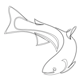 One-Line catfish Sketch: A Fun and Easy Project for Early Learners