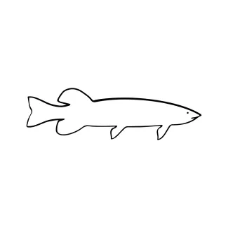 Basic Fish One-Line Drawing: Ideal for Quick Sketching Practice