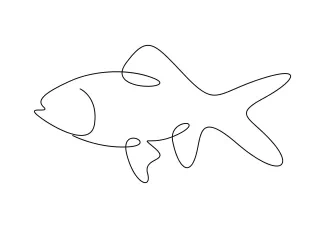 One-Line Goldfish Drawing: Fun and Easy Project for All Ages