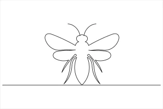 One Line Flying Bee: Learn Motion and Balance with Insect Drawing