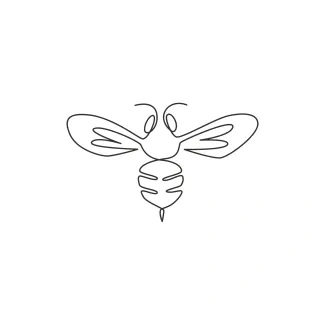 Bee Easy One Line Bee Drawing to Inspire First-Time Artists