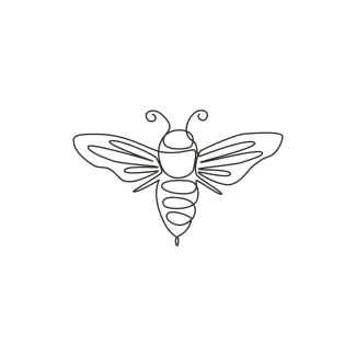 Bee Easy One Line Bee Drawing to Start Your Daily Sketching Habit