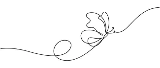 Butterfly Flying Flying Butterfly Drawing in One Line: Learn Motion and Shape with a Simple Technique
