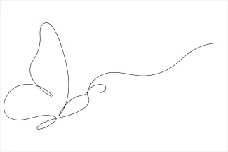 Butterfly One Line Butterfly Drawing for Beginners: A Simple Step into Insect Art