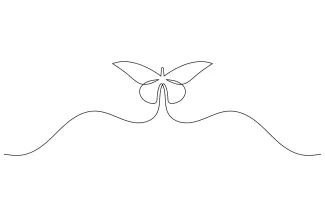 Butterfly Butterfly One Line Art: A Creative and Relaxing Drawing Style