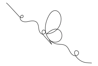 Butterfly One Line Butterfly Drawing: Perfect for Calm and Creative Practice