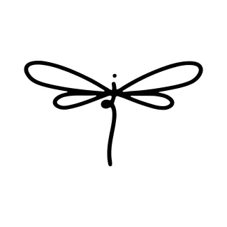 Dragonfly One-Line Dragonfly Drawing: Build Drawing Skills with Symmetry and Simplicity