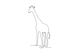 Giraffe Giraffe One-Line Drawing for Beginners: Learn Proportion Through Simple Animal Art