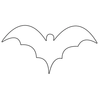 Flying Bat Easy One Line Drawing of a Flying Bat: Build Art Skills with One Line