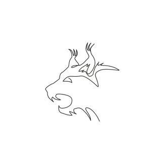 Draw a Lynx with One Line: Fun Animal Art for Beginners