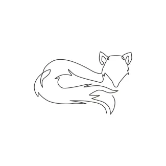 Fox Fox Drawing for All Ages: Easy One-Line Art for Fun and Learning