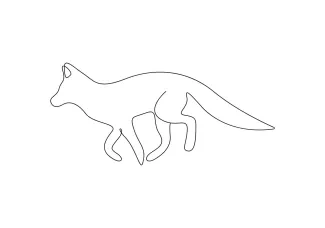 One Line Fox Drawing: Explore Animal Shapes in a Fun and Easy Way