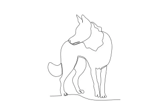 Wolf One Line Wolf Drawing for Nature Lovers: Build Drawing Skills the Easy Way