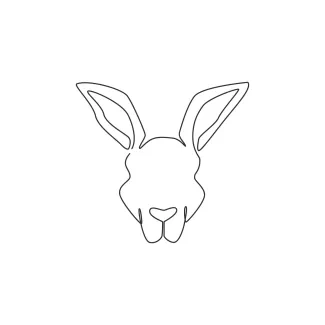 Kangaroo "One Line Kangaroo Drawing: A Simplified Approach to Wildlife Motion and Energy"