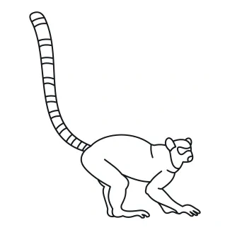 Monkey One Line Monkey Drawing for Learning Animal Proportions with Ease