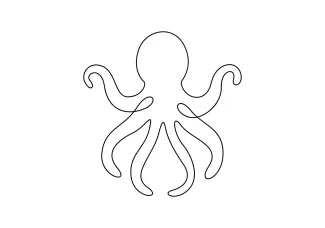Explore Sea Life with a One-Line Octopus Drawing
