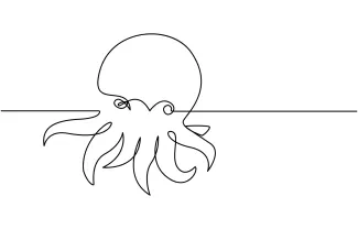 Simplified Octopus One-Line Drawing for Building Layout Skills