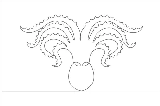 Octopus One-Line Octopus Drawing to Strengthen Visual Tracking and Imagination