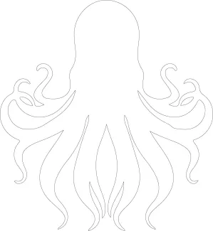 Octopus Octopus One-Line Drawing for Exploring Organic Shape Composition