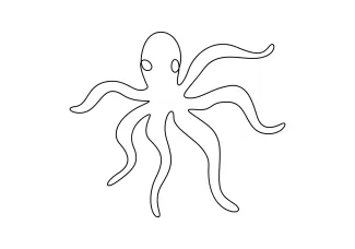 Explore Movement with a One-Line Octopus Drawing