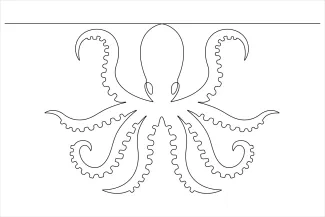 Octopus One-Line Octopus Drawing to Build Creative Thinking and Artistic Focus