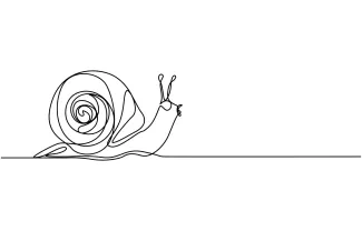 Learn to Draw a Snail in One Line to Boost Hand Control and Patience