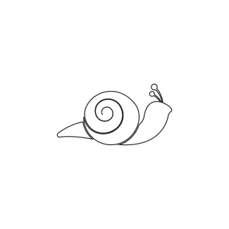 Snail Snail One-Line Drawing for Shape Recognition and Artistic Simplicity