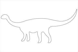 One Line Tall Dinosaur Drawing: Build Drawing Skills with the Brachiosaurus