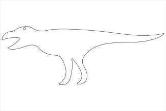 Velociraptor One-Line Velociraptor Drawing: Easy Dinosaur Drawing for All Skill Levels