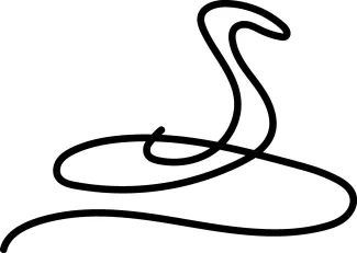 Snake One Line Snake Sketch: Improve Control with a Simple Reptile Form