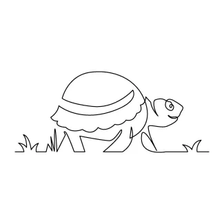 Simple turtle Simple Turtle in One Line: Fun Drawing for Nature and Art Lovers